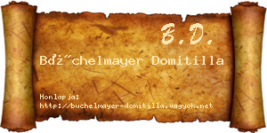 Büchelmayer Domitilla névjegykártya